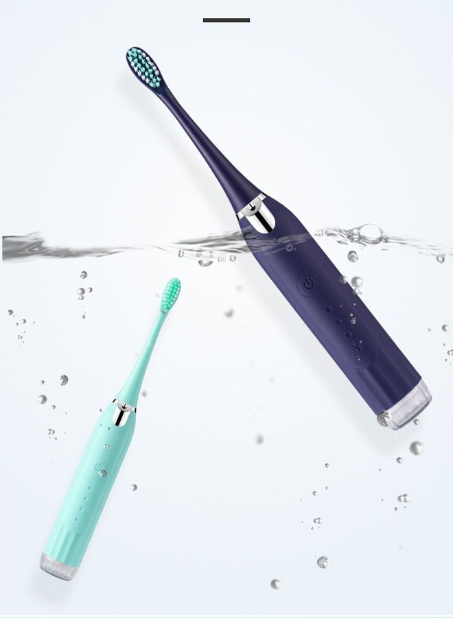 KLNAMAEAAN Electric Toothbrush Super Soft Waterproof Teeth Cleaning Artifact Battery Powered With 3 Different Heads - Image 2