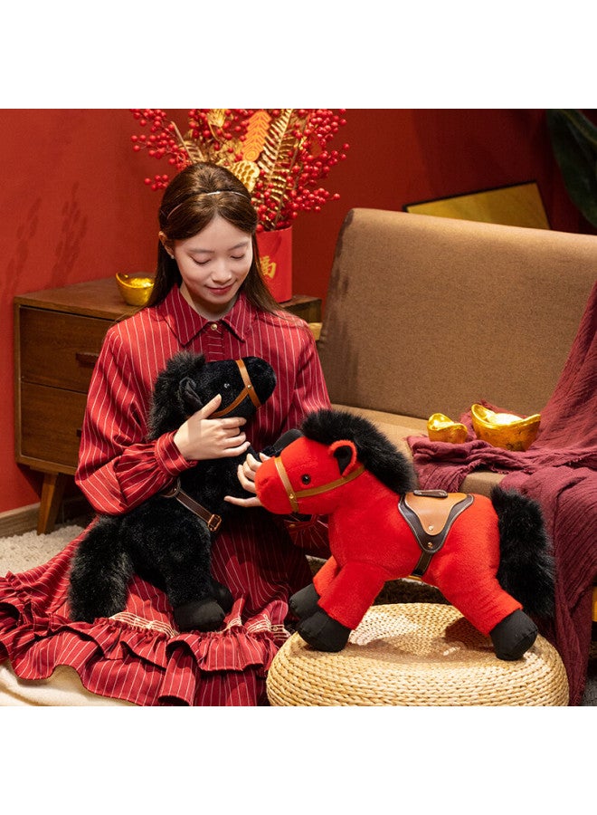 Weltston Plush Toy Zodiac Horse Year Doll Stuffed Animal Pillow Birthday Gift For Girls Auspicious Steed Figurine - Image 2