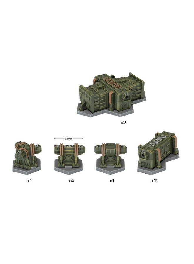 Gale Force Nine Hextech: Battlefield in a Box - Personnel Buildings - Image 3
