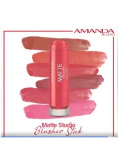 Amanda Milano Amanda Milano Studio Matte Blush Pencil, No. 07 Pink  - Image 2