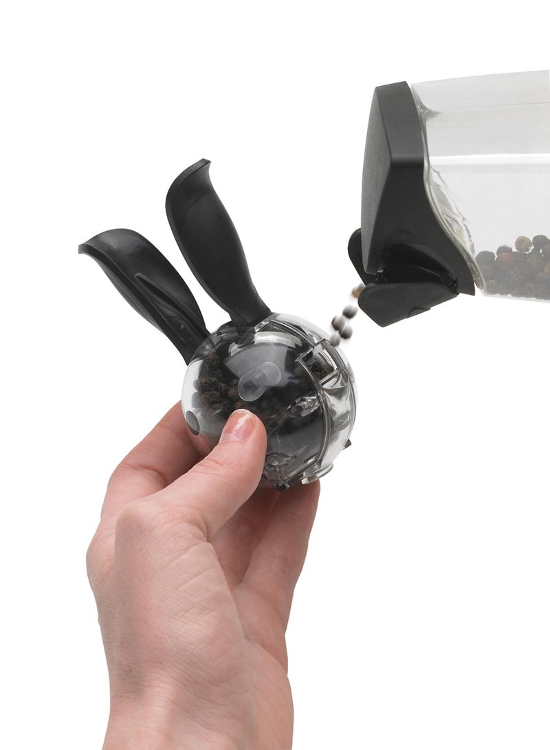 Chef'n Mini Magnetic PepperBall and SaltBall Set (Black),101-033-001 - Image 2