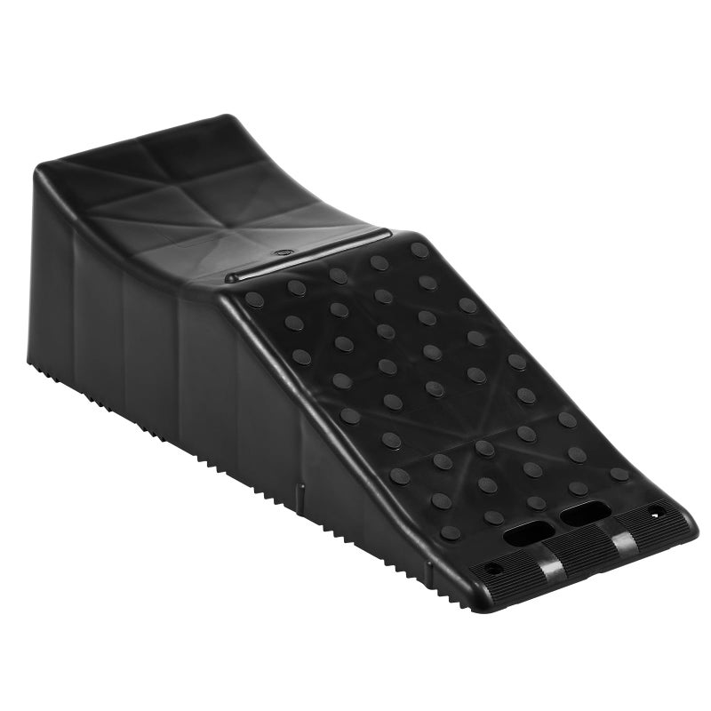 VEVOR 1Piece Vehicle Ramp 20000 lbs/9 Ton Capacity Car Service Ramp, Effortlessly Lift 5.5" High, Durable Nonslip & Portable, for Routine Tire Replacement Repairs, Work with Tandem Wheel Vehicles - Image 1