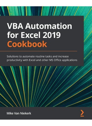 Packt VBA Automation for Excel 2019 Cookbook: Solutions to automate routine tasks and increase productivity with Excel and other MS Office applications - pzsku/Z62CC0B52FFD080BDA5B1Z/45/1747996920/37b0dae5-8666-41a6-a8c7-bfe279fd5c05