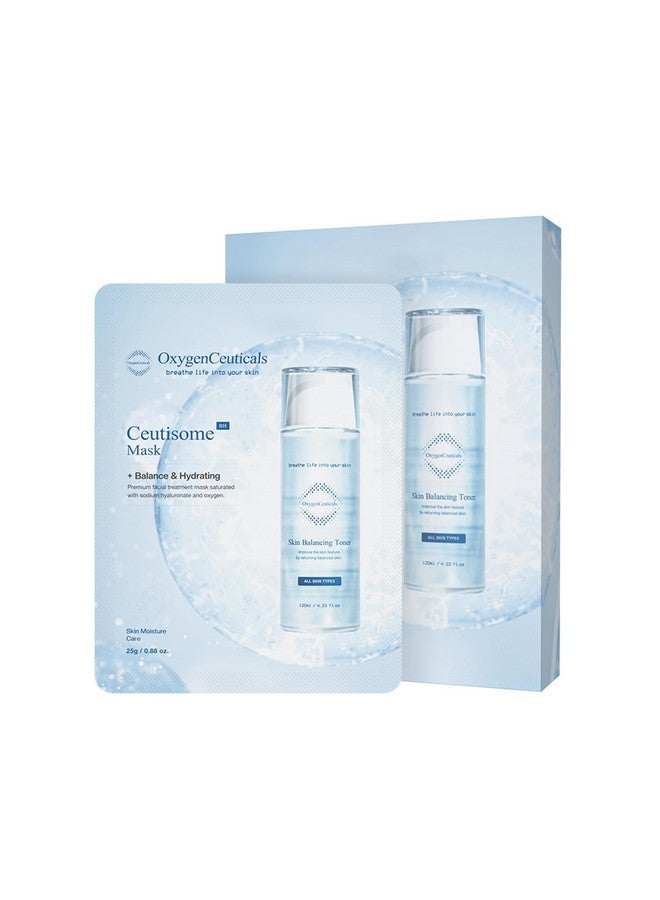 OxygenCeuticals Ceutisome Bh Mask Ph Balancing And Hydrating Korean Sheet Mask 6Pcs/1Box - Image 1