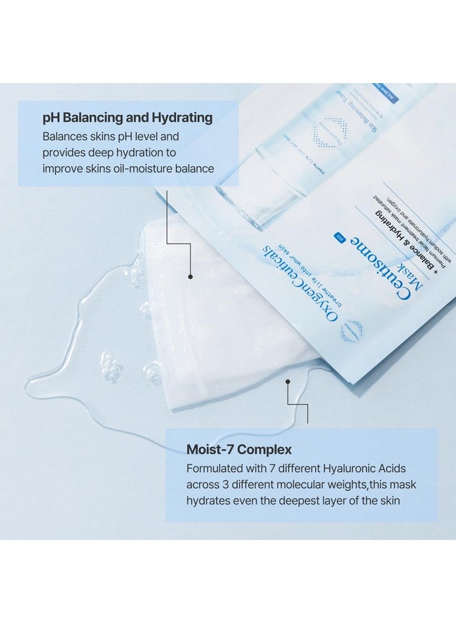OxygenCeuticals Ceutisome Bh Mask Ph Balancing And Hydrating Korean Sheet Mask 6Pcs/1Box - Image 2