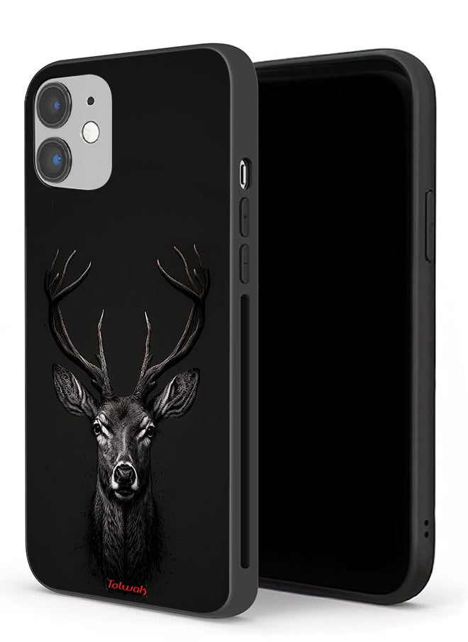 Tolwak Apple iPhone 12 mini Protective Case Deer Digital Art  - Image 1