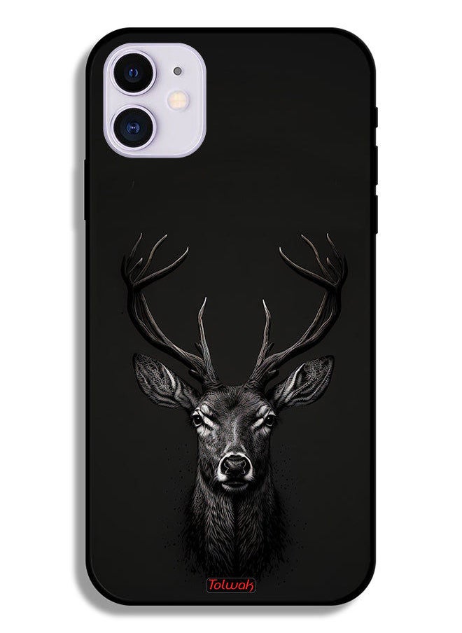 Tolwak Apple iPhone 12 mini Protective Case Deer Digital Art  - Image 2