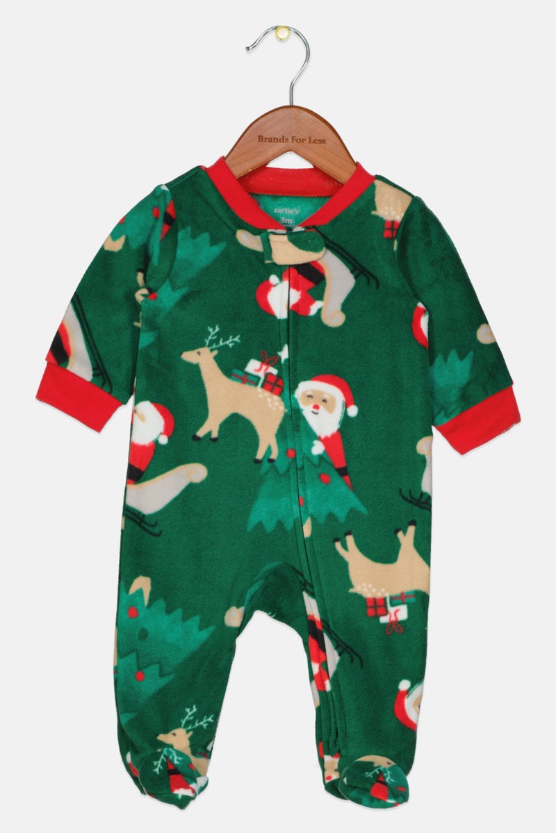 carter's بدلات عيد الميلاد للفتيات الصغيرات، خضراء - Image 1