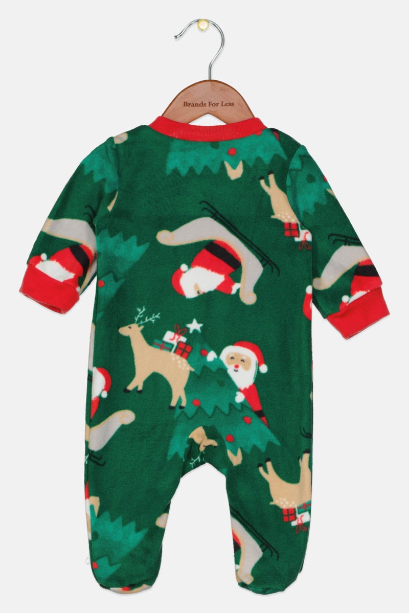 carter's بدلات عيد الميلاد للفتيات الصغيرات، خضراء - Image 2