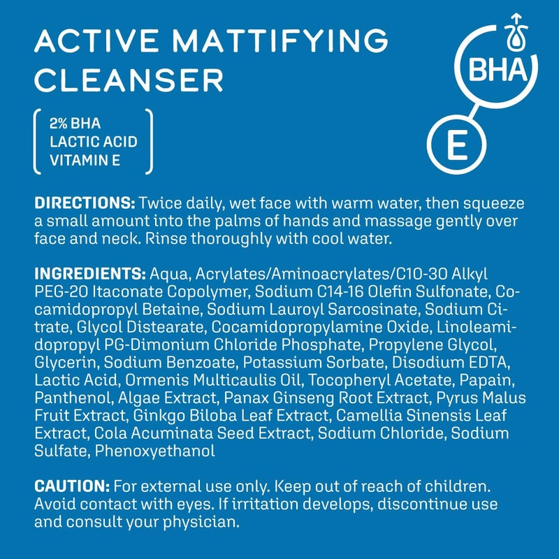 DCL Skincare Active Mattifying Cleanser with 2% Salicylic Acid, 5.0 Fl oz - Image 4