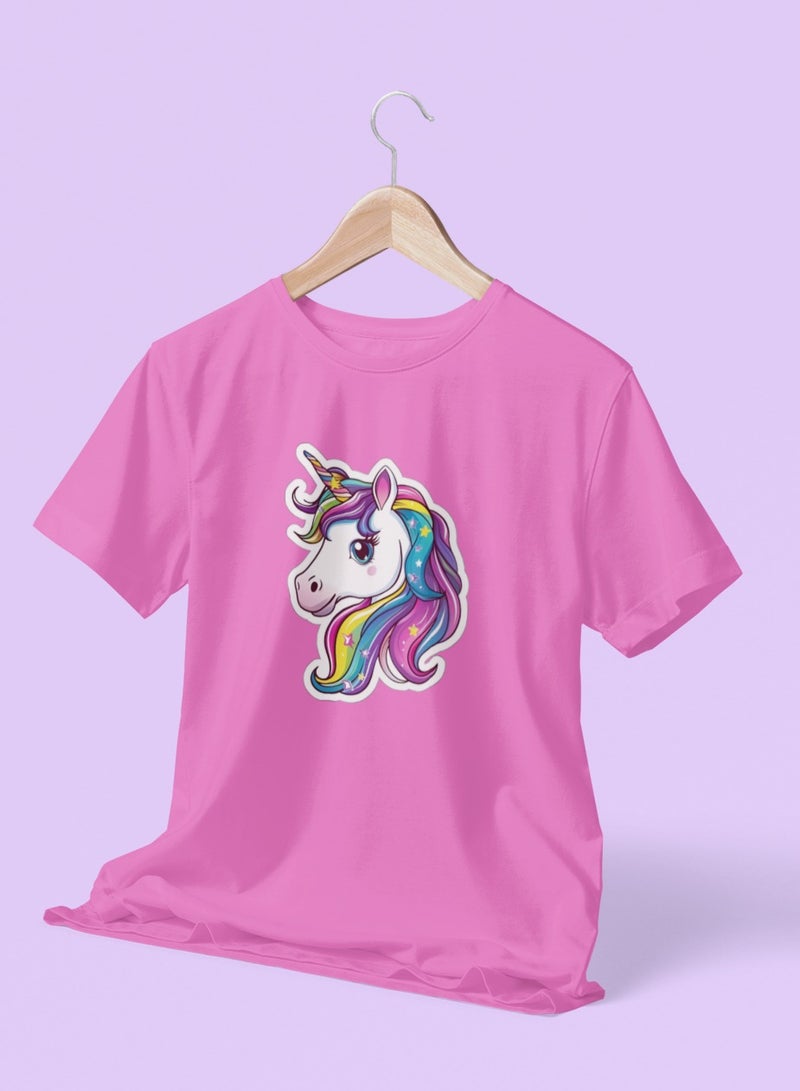 ZOOM Soft Unicorn Kids T-Shirt with Fun and Playful Design