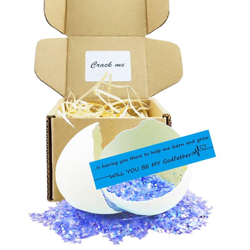 MUFUN Godfather Proposal Egg Will You Be My Godfather Egg with Surprise for Best Friend Brothers Uncles - Image 2