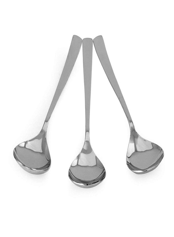 JGS Stainless Steel Extra Large Deep and Heavy Service Dining Table Spoon Set for Kitchen (Pack of 3) - Image 2