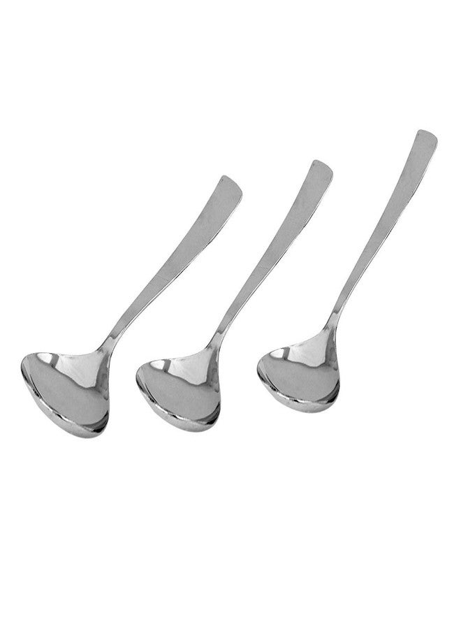 JGS Stainless Steel Extra Large Deep and Heavy Service Dining Table Spoon Set for Kitchen (Pack of 3) - Image 1