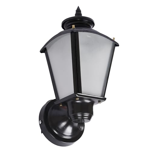 BENE Avoin Indoor Modern Wall Lamp, E-27 Base Wall Light for Home Decor, Kitchen, Living Room, Bedroom, 12 cm (Black, Pack of 2) - Image 4