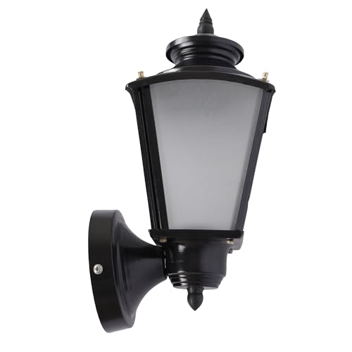 BENE Avoin Indoor Modern Wall Lamp, E-27 Base Wall Light for Home Decor, Kitchen, Living Room, Bedroom, 12 cm (Black, Pack of 2) - Image 3