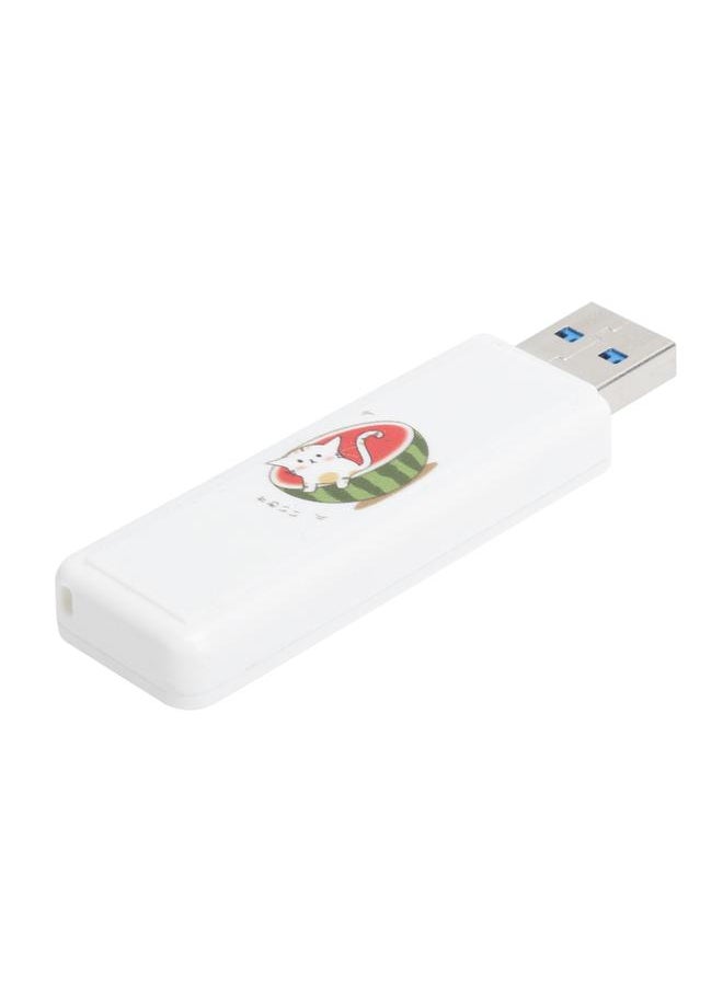 Thoraya USB2.0 USB disk Creative computer car USB disk push and pull USB disk watermelon cat 16GB  - Image 5