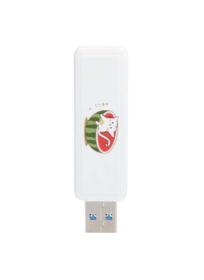 Thoraya USB2.0 USB disk Creative computer car USB disk push and pull USB disk watermelon cat 16GB  - Image 2
