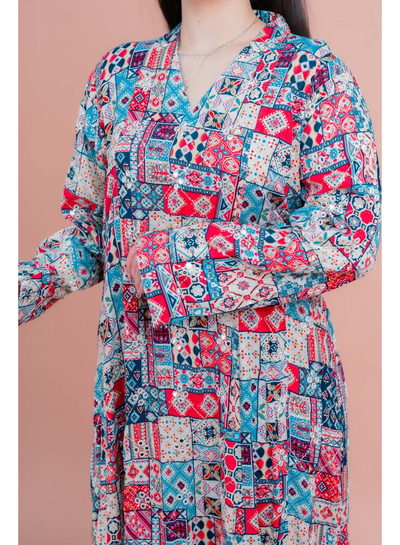 اكسا ماكسي هندسي تجريدي - Image 3