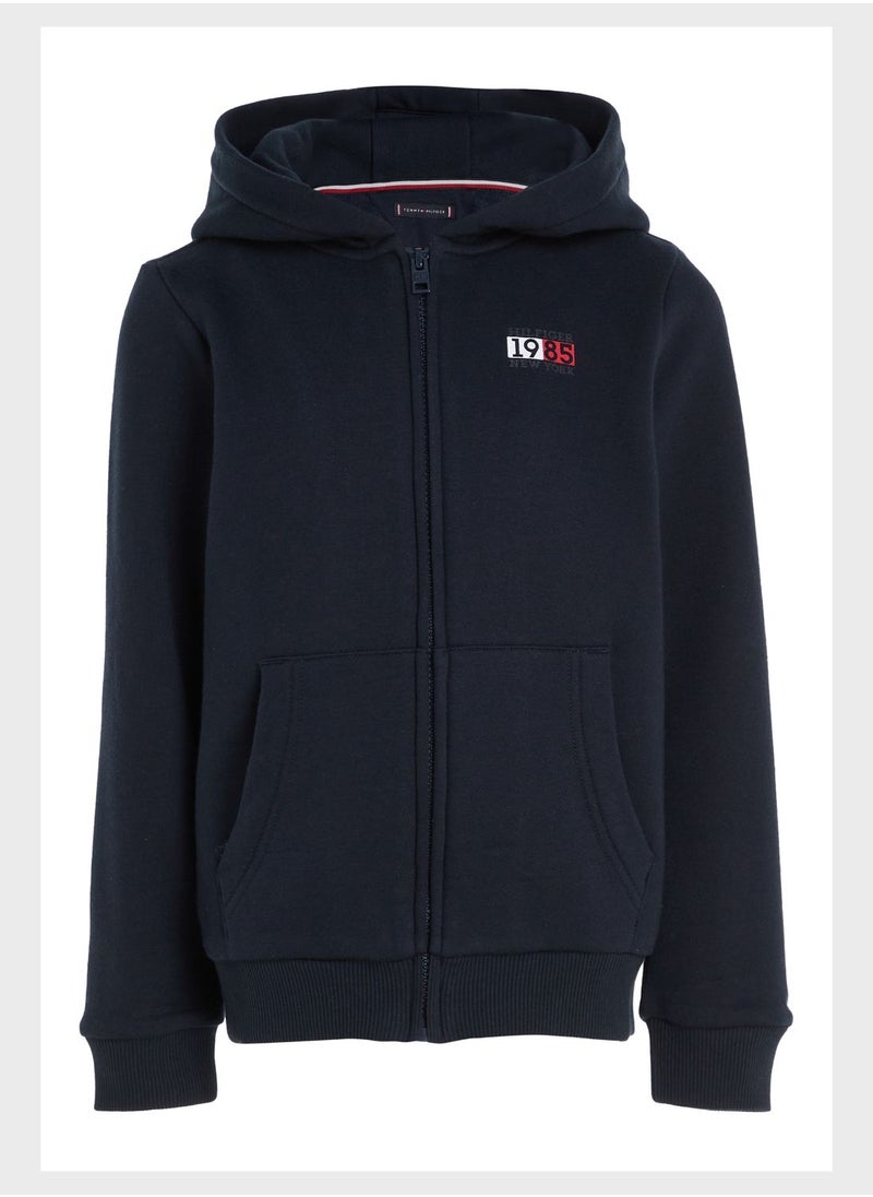 TOMMY HILFIGER - Kids Monogram Hoodie - Image 1