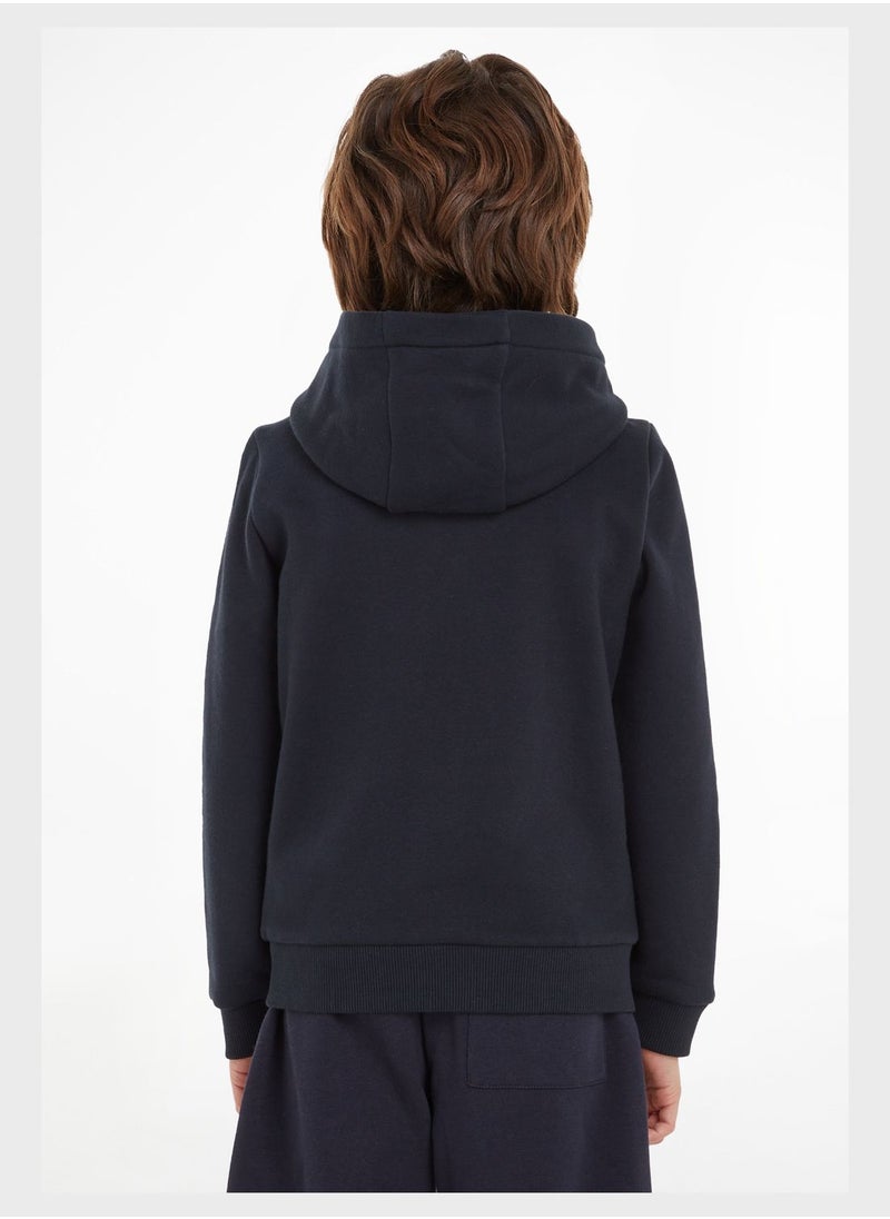 TOMMY HILFIGER - Kids Monogram Hoodie - Image 1