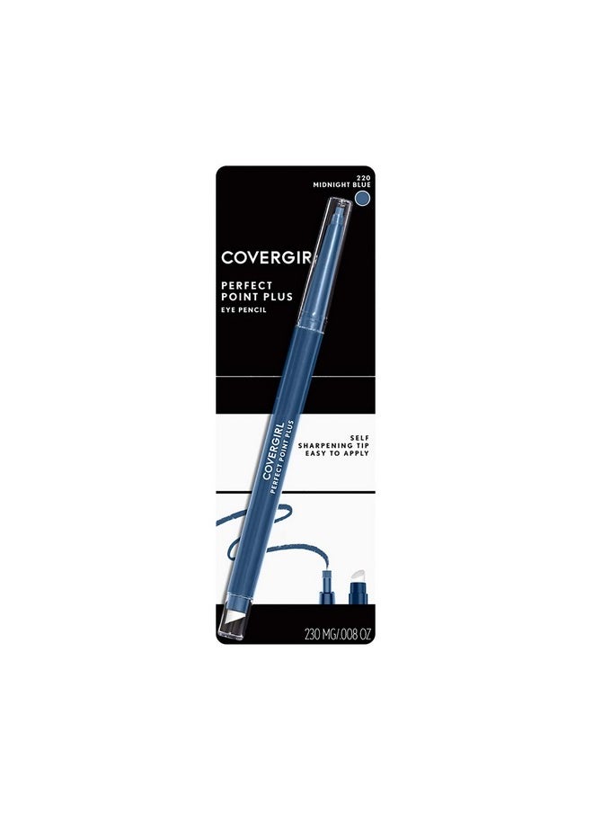 CoverGirl COVERGIRL Perfect Point Plus Eyeliner Pencil, Midnight Blue, 0.008 Ounce (Pack of 2)  - Image 2