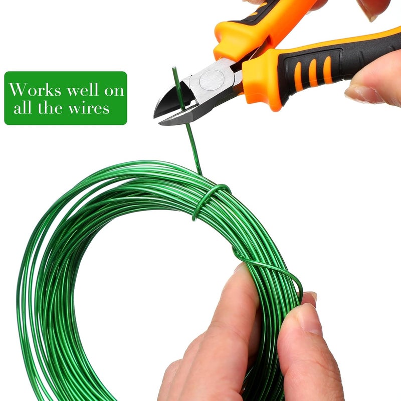 Mudder 5 Roll Aluminum Bonsai Training Wire Tree 160 Feet Total with Bonsai Wire Cutter Anodized Training for Holding Branches Small Trunks (Classic) - Image 3