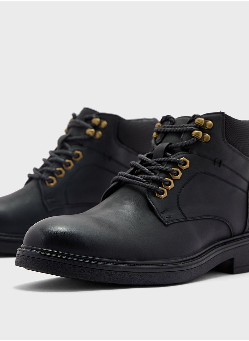 Robert Wood Casual Lace Up Boots  - Image 4