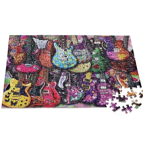 TDC Games World’s Smallest Jigsaw Puzzle, Six String Fling – Mini Puzzles, Small Challenging Travel Art Puzzle for Adults, 200+ Pieces, 6 x 4 inches - Image 3