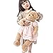 oits cute Oitscute Big Baby Teddy Bear with Cloth Cute Stuffed Animal Soft Plush Toy 25 PinkBrown - Image 3