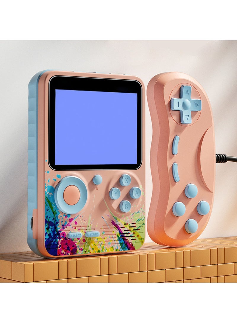 Handheld Game Console,Portable Retro Video Game,3.0 Inches Screen,Support for TV & Two Players,Gift for Kids & Adult,Pink. - Image 4