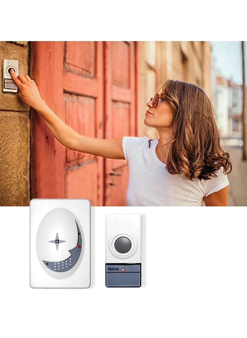 RL - Wireless Doorbell  Digital Doorbell Home Safety Doorchime with Loudly Voice sound easy install - Image 1
