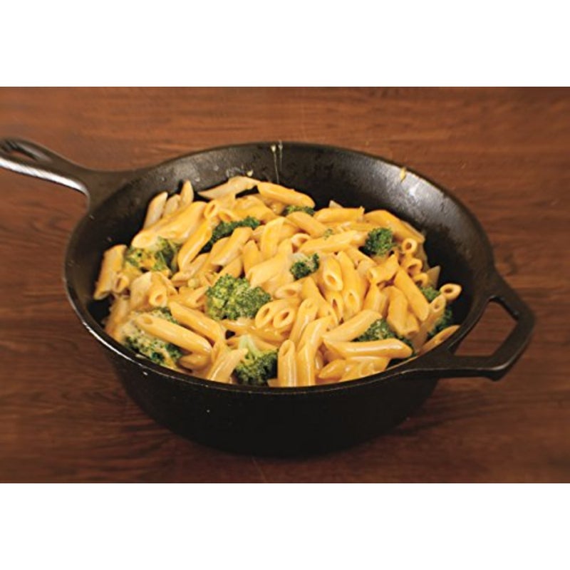 L8DSK3 Cast Iron Deep Skillet, Pre-Seasoned, 10.25-inch Cast Iron Deep Skillet with Signature and Assist Handle, for Use in the Oven, on the Stove, Grill or Campfire - Image 3