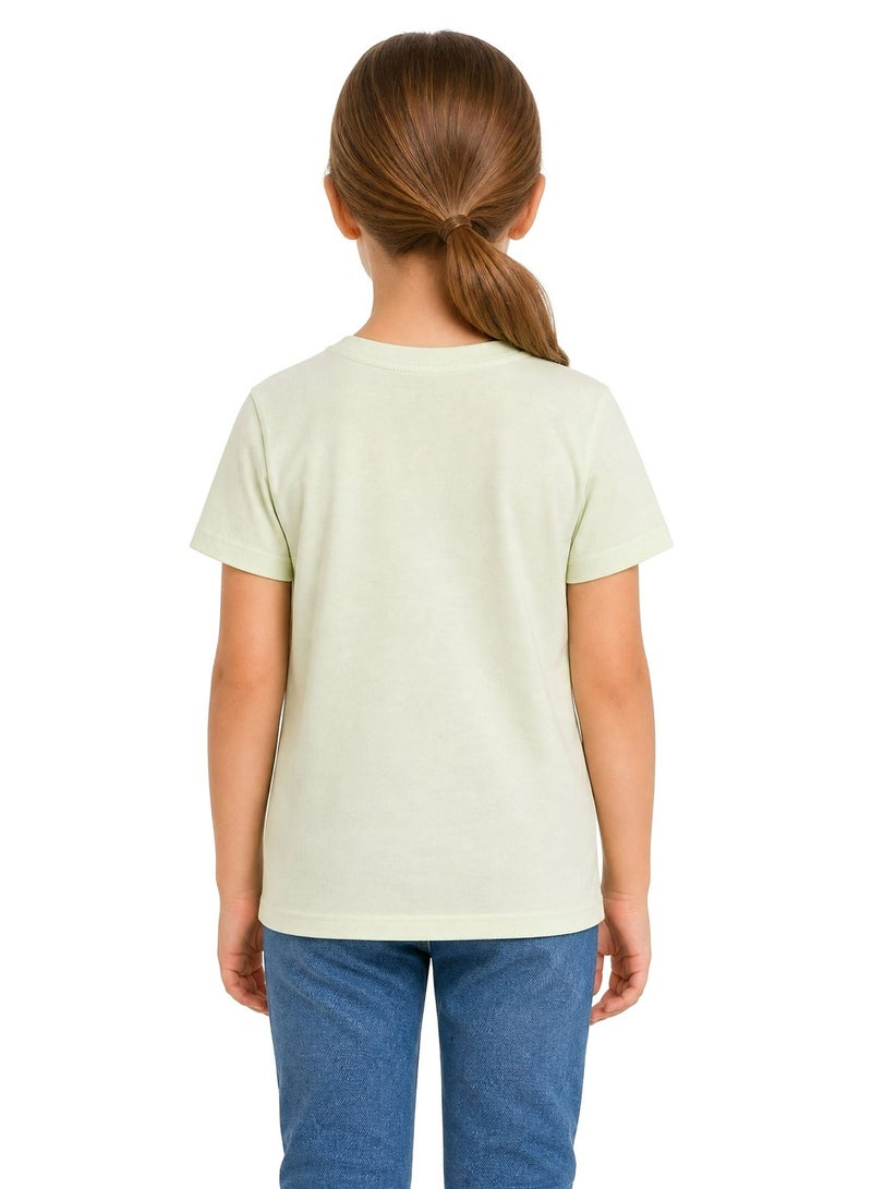 The Smurfs Girls’ Graphic T-Shirt Pack of 3– Smurfette Short-Sleeve Crew-Neck Cartoon Casual Top - Image 5