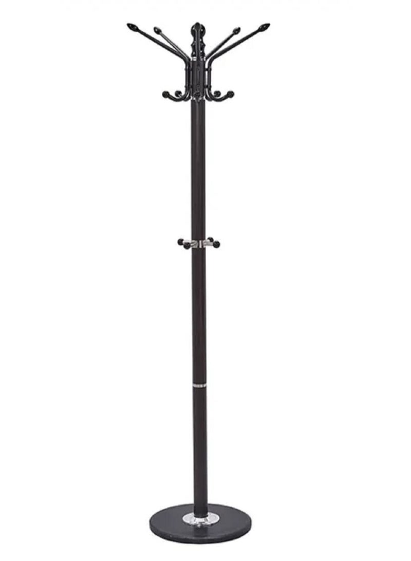 DubaiGallery حاملات المعاطف رفوف المعاطف رف المعاطف المعدنية حامل المعاطف المعدنية حامل القبعات حامل المعاطف الثقيل غرفة النوم الممر قائم بذاته رفوف الملابس حاملات القبعات رف قائم بذاته - Image 1