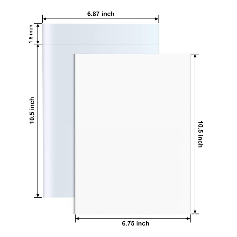 belifun 100ct Current Comic Bags and Boards - Reusable Boards, Bags 1 1/2" Flap, Clear Protector - Image 2