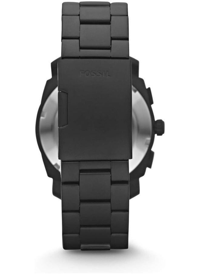 FOSSIL Fossil Men's Watch imported waterproof stainless steel quartz watch with black bracelet model -FS4682  - Image 3