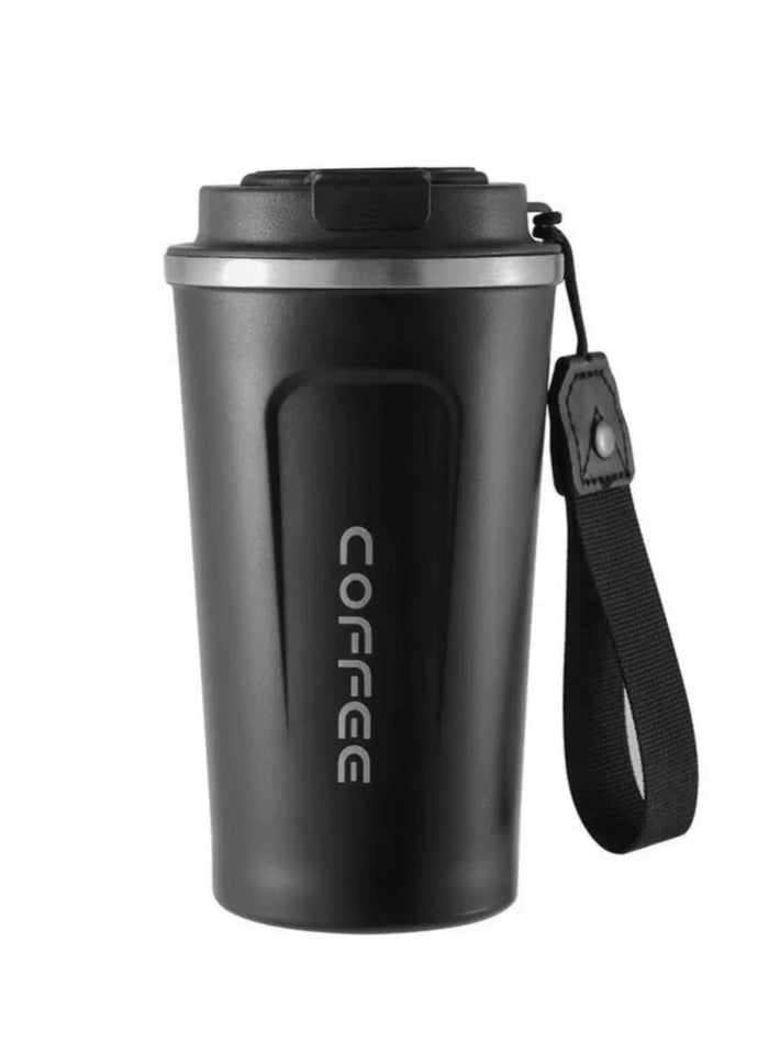 Coffee Intelligent Digital Display 510ml 304 Stainless Steel Coffee Cup Thermal Mug Office Termal Cafe Travel Insulated Bottle,Vacuum Insulated Travel Mug, Leakproof Double Wall Stainless Steel Reusable Coffee Cup with Lid for Hot and Cold Drinks - Image 1