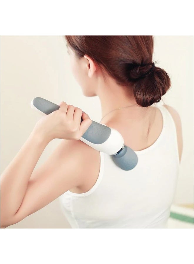 جهاز تدليك يدوي - جهاز تدليك كامل للجسم والرقبة والقدم بوظائف ذكية وتصميم مقاوم للماء وإضاءة LED وعصا محمولة لتخفيف الألم واسترخاء العضلات - Image 1