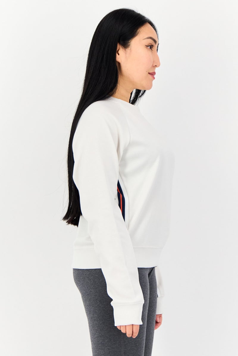Nike Women Sportswear Fit Long Sleeves Outdoor Sweatshirt, Off White - Image 3