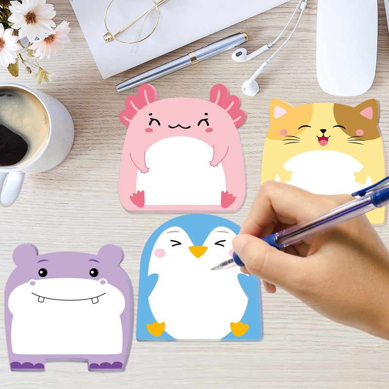 Fancy Land 24 Pads Cute Sticky Notes Animal Sticky Notes for Teachers Classrooms 720 Sheets Memo Pads Page Markers Flags Teacher Appreciation Valentine Gift Home Office School Supplies Cute - Image 5