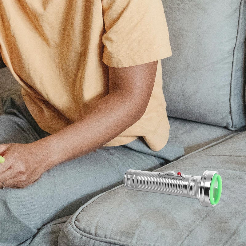 Vintage Metal Flashlight Retro Torch With D Cell Battery For Camping Rural Home - Image 5