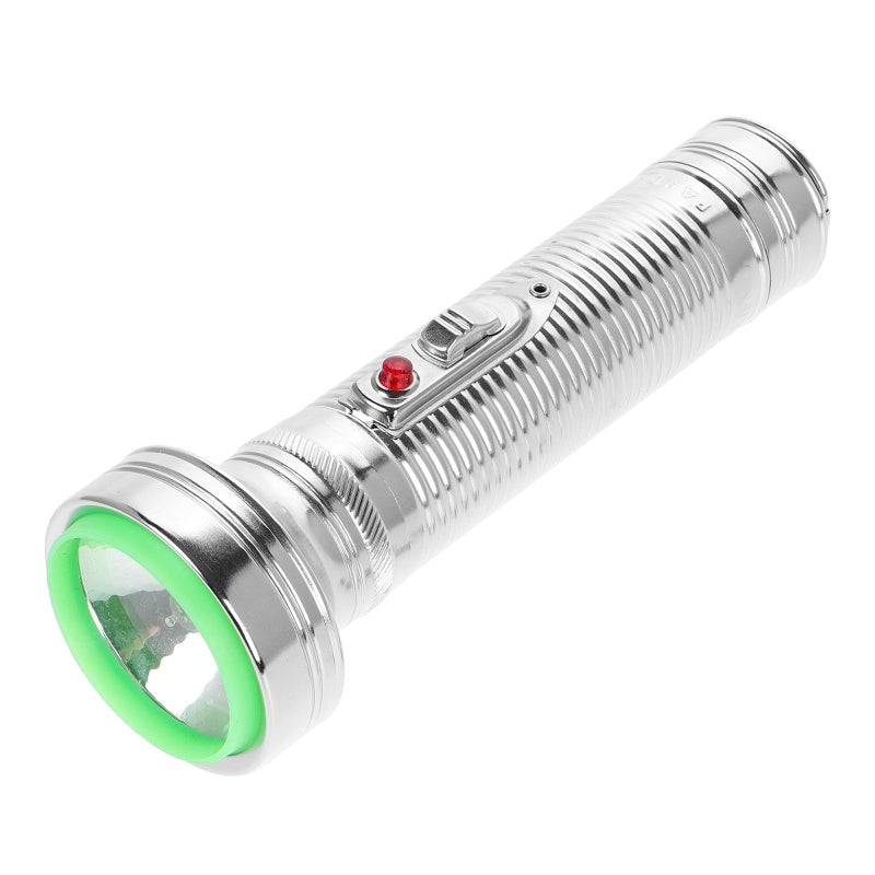 Vintage Metal Flashlight Retro Torch With D Cell Battery For Camping Rural Home - Image 2