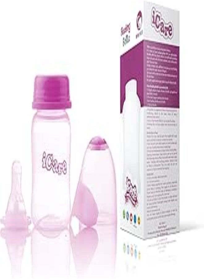 iCare Icare feeding bottle bpa- free - 80 ml - violet 