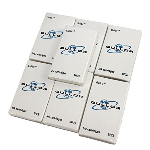 Gullor 35 PCS International Size Pen Ink Cartridge to Fit Jinhao Fountain Pens, 7 Colors, 7 Packs - Image 2