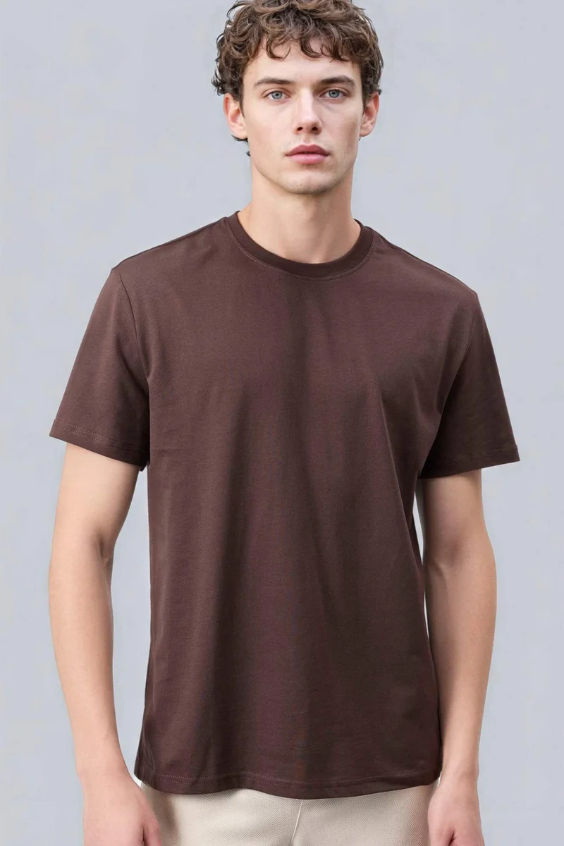 DeFacto New Regular Fit Crew Neck Basic T-Shirt