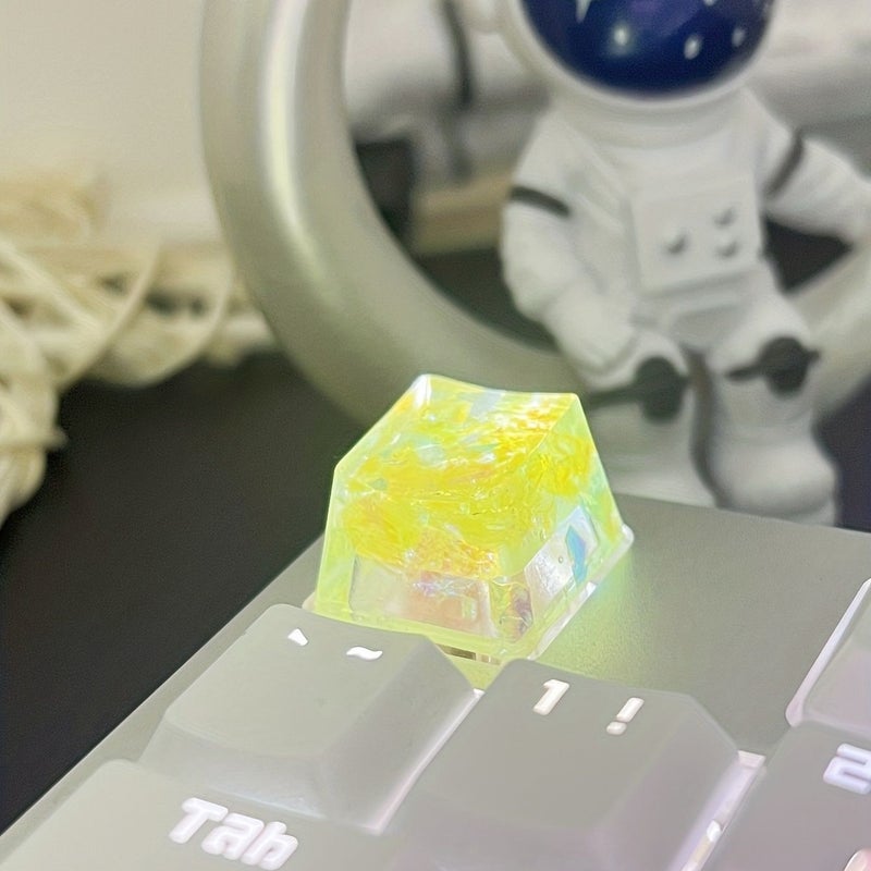 Upgrade Your Keyboard with These Pink And White Colorful Translucent Keycaps DIY Your Own Creative Personality - Image 1
