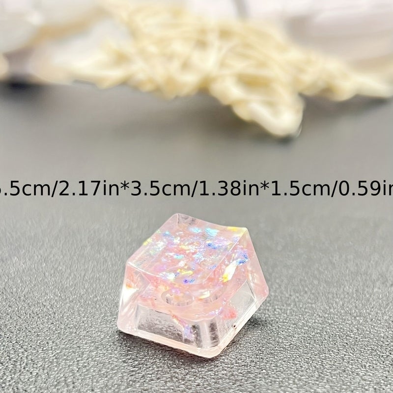 Upgrade Your Keyboard with These Pink And White Colorful Translucent Keycaps DIY Your Own Creative Personality - Image 5