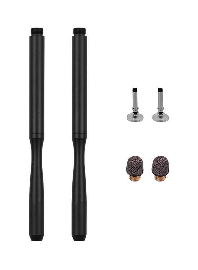 NIBEMINENT 2-Piece 2-In-1 Precision Stylus Pen Black