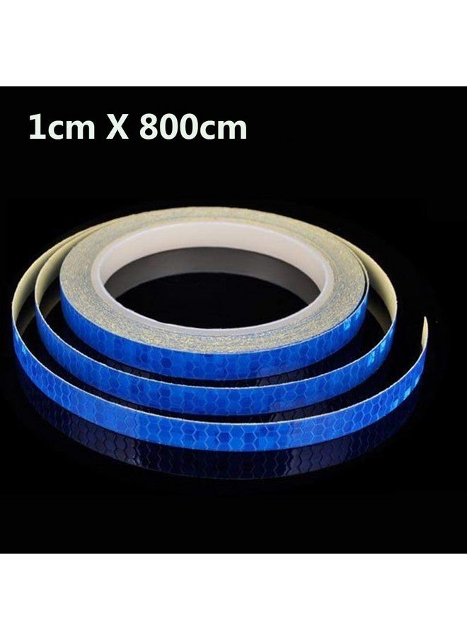 Dogxiong - 5 Package Reflective Tape Outdoor Safety Warning Lighting Sticker Waterproof Bike Reflector Tape For Car Bicycle Motorcycle Rim Self Adhesive Diy Decoration - Image 1